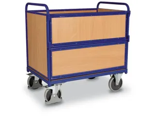kratwagen,draagverm. 500kg,laadvl. LxB 1200x750mm - 2