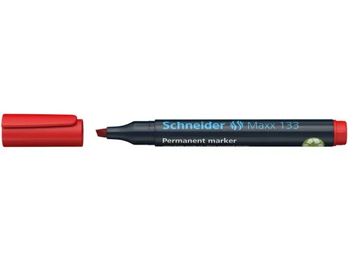 Marker Schneider Maxx 133 permanent beitelpunt rood