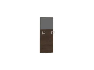 baliepaneel bureau aanbouw rechts 600mm NV bruin hickory BN8078-grijs - 1
