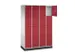 armoire multicases,RAL7035/RAL3003,HxlxP 1950x1220x500mm