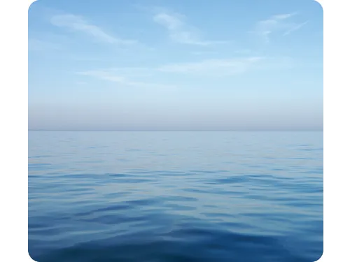 Muismat Fellowes Natuur Collectie Blauwe Oceaan