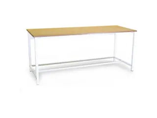 Werktafel 844x2000x750mm Werkblad Multiplex Beuken Kleur Ral3003 - 2