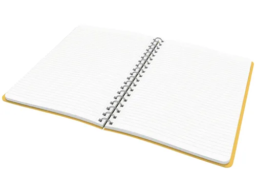 Notitieboek Leitz Cosy B5 lijn spiraal geel