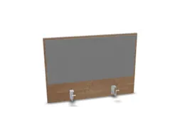 opzetpaneel,v. bureau,aanbouw achter,B 800mm,NT-cherry,BN8078-grijs