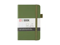Notitieboek Sakura hard cover pocket lijn dennennaald 90x140mm
