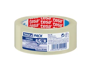 Verpakkingstape tesapack Strong 38mmx66m transparant - 1