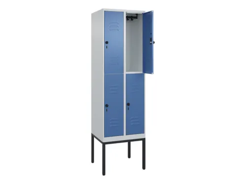 dubbeldekse locker,HxBxD 2120x600x500mm,2x2vak.,vak B 300mm