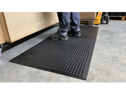 werkplekmat,kliksysteem,HxLxB 15x700x800mm,natuurrubber,genopt
