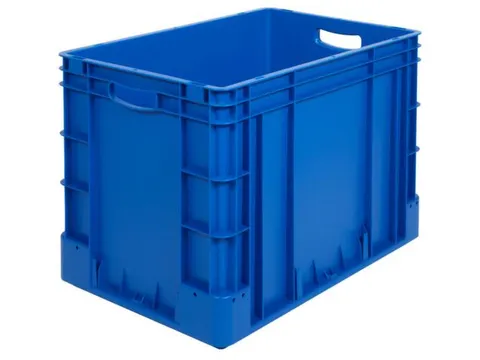 Stapelkrat Pp Hxlxb 420X600X400Mm 80L Blauw