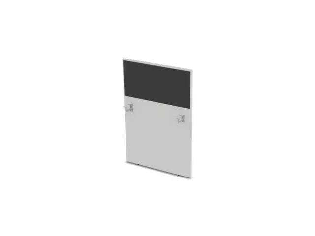 baliepaneel,v. bureau,aanbouw rechts,B 800mm,Bl-wit,BN8010-antraciet
