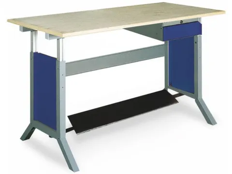 Montagetafel Basis 735-1100x1500x750mm Multiplex 25mm Voetensteun