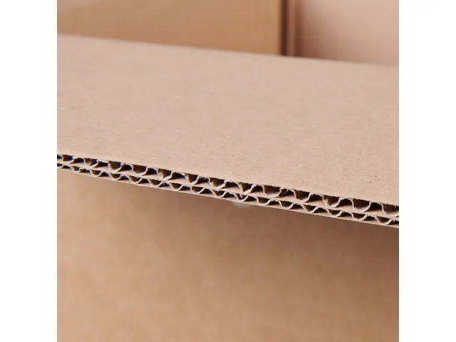 Boîte américaine pliable Double cannelure BC Brun 430x300x300mm 10pc
