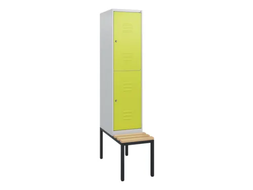 Dubbeldekse dekenkist,HxBxD 1950x400x815mm,1x2vak.,vak B 400mm