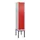 locker,HxBxD 2120x400x500mm,1vak,vak B 400mm,cil.-slot,voetonderstel