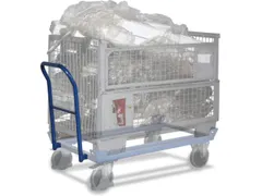 duwbeugel,v. palletonderstel,HxB 765x500mm,staal,RAL5010,meerprijs