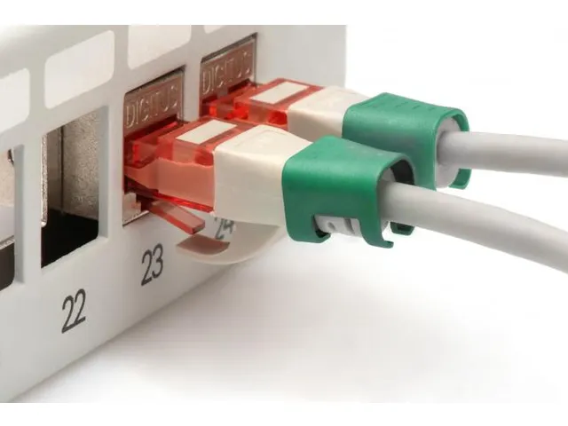 Color CLIPS FOR Patch CABLE - Green