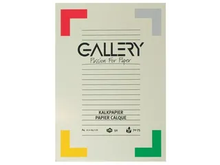 Gallery Kalkpapier A4 Blok 50 Blad - 1