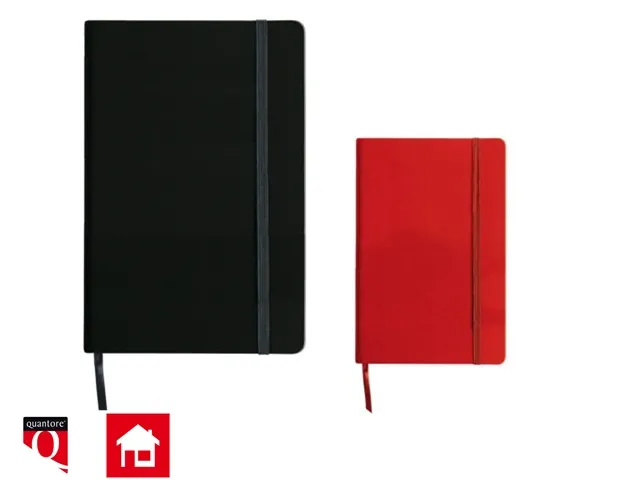 Carnet de notes Quantore A6 ligné 192 pages 80g noir