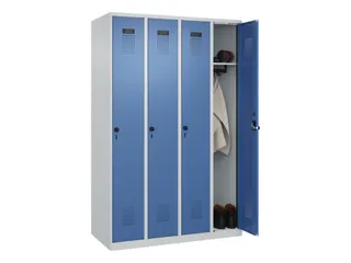 locker,HxBxD 1850x1200x500mm,4vak,vak B 300mm,draaigrendel - 1