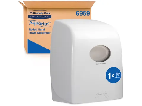 Handdoekroldispenser Kimberly Clark Aquarius wit 6959