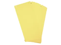 Tabstroken horiz180g perfo 105X240 geel