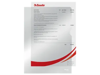 L-map Esselte Standaard A4 Pp Transparant 0.11mm - 8
