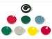 Lid For 15mm Button (black - White Line) - 1