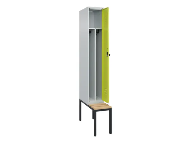 locker voor scheiding van kleding,HxBxD 2120x300x815mm,1vak