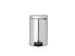 Pedaalemmer Newicon 12 Liter Mat Rvs Fpp