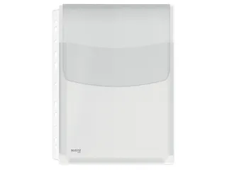 Showtas Leitz 4757 A4 11-gaats PVC 0.17mm glad met klep - 2