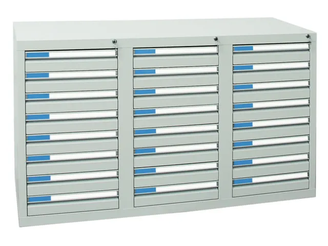 ladekast,HxBxD 900x1500x500mm,24lade(n),centr. vergrendeling