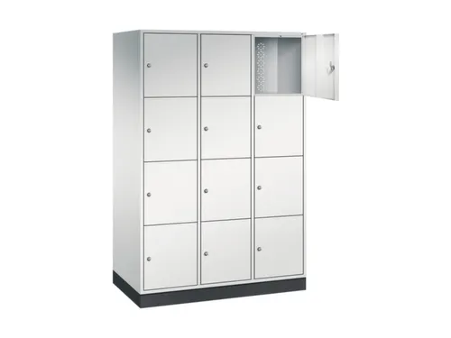 grootvolume-lockersysteem,RAL 7035,HxBxD 1950x1220x600mm,3x4vakken