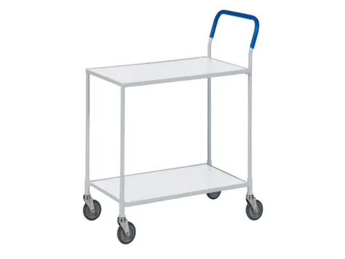 tafelwagen,draagverm. 150kg,2xstaalplaat,laadvl. LxB 760x430mm