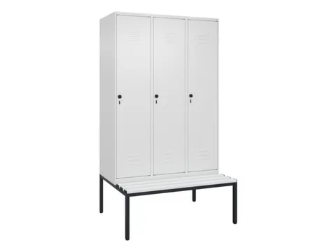 locker voor scheiding van kleding,HxBxD 2120x1200x815mm,3vak
