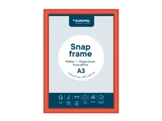 Kliklijst Europel A3 25mm rood - 1