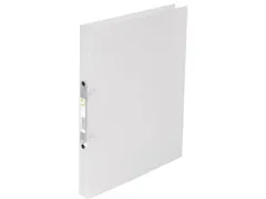 Ringmap A4 2 Ringen 16mm Transparant Wit