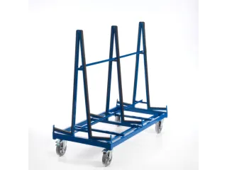 Platenwagen 1200kg Bxd 1600x800mm Dubbelzijdig Ral5010 - 12