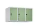 opzetkast,v. locker,3vak.,vak B 300mm,HxBxD 500x900x500mm,draaigrendel