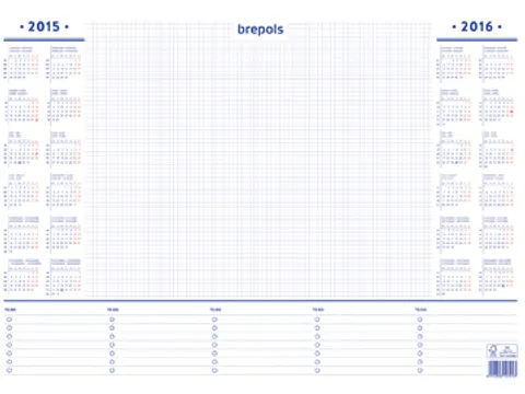 Bureau onderlegblok 2026