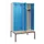 PBM-locker met bank,HxBxD 2120x1200x815mm,4vak,vak B 300mm
