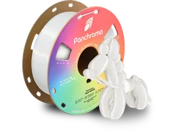 Polymaker 3D printer Filament Panchroma PLA Silk 1,75mm Wit 1kg