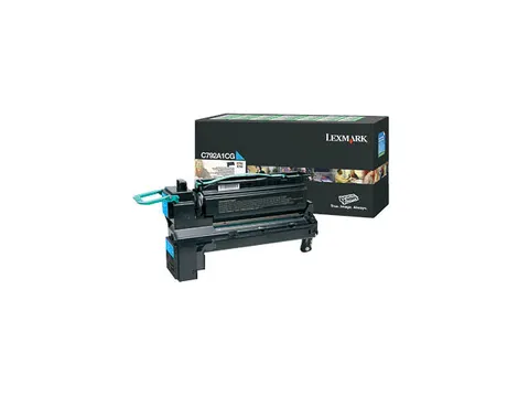 Tonercartridge Lexmark C 792 a 1 cg Retourprogramma Cyaan