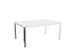 In hoogte verstelbaar bureau,HxBxD 720-840x1600x1000mm,Bl-wit