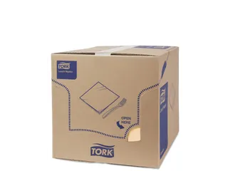 Tork 477884 Soft Lunchservet Advanced Zand 33x33cm 1/8 vouw - 4