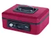 Geldkist Pavo Deluxe 200x160x90mm rood