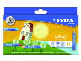 Waskrijt LYRA Lyrax Wax Giants 12 kleuren - 1