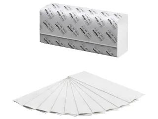 Handdoek Satino Comfort PT2 z-vouw 2-laags 20,6x24cm wit 277330 - 3