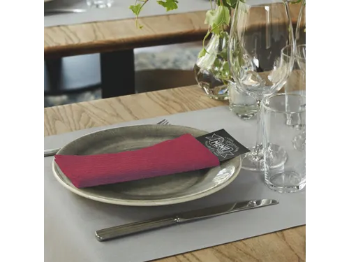 Tork 478148 Premium Linstyle Dinnerservet Bordeaux 1/8-vouw 700 Stuks