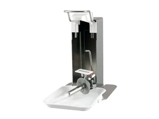 Zeepdispenser & Desinfectiedispenser 500 Ml Beugel Rvs Lb Opvangschaal - 2