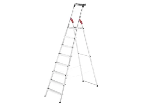 staande trap eenzijdig 8treden stand H 1 72m balk L 2 55m